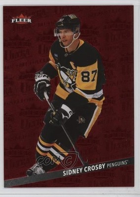 2025-26 Upper Deck Fleer Ultra Medallions Ruby Red 12/50 Sidney Crosby #M-8 4z8