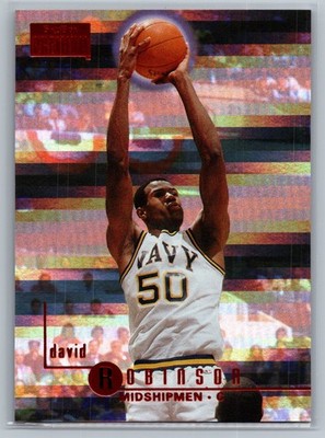 2013-14 Fleer Retro #94 David Robinson '96-97 SkyBox Premium Star Rubies #/150