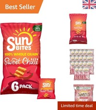 Sunbites Sun Ripened Sweet Chilli Crisps - 6-Pack Vegetarian Healthy Snacks