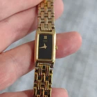 Women's Vintage SEIKO Gold Watch w/ New Battery - Works Great! h79