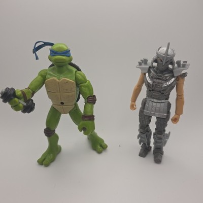 Teenage Mutant Ninja Turtles 2006 Leonardo Action Figure movie W/ Free Shredder