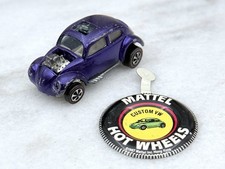 Vintage 1967 Mattel Hot Wheels Redline Purple Custom Volkswagen Vw Beetle Bug Vintage 1967 Mattel Hot Wheels Redline Purple Custom Volkswagen Vw Beetle Bug