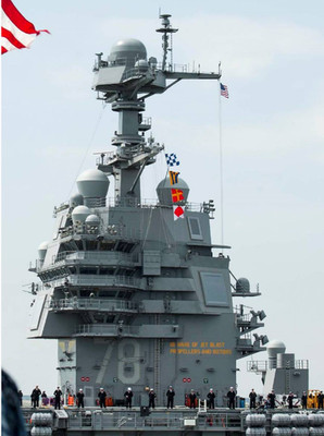1/700 USS Gerald R. Ford CVN-78 Island Superstructure Unpainted
