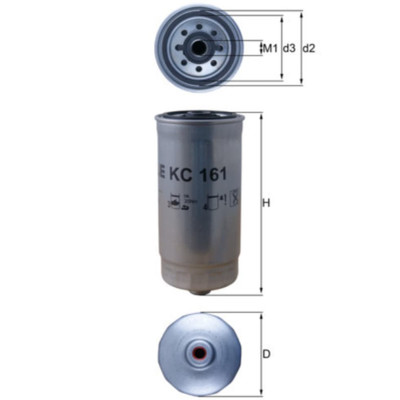 Kraftstofffilter MAHLE KC 161 für Renault Trucks Mascott Master Pro