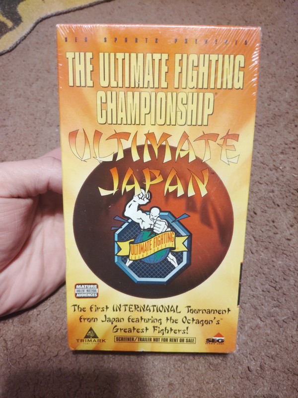 UFC The Ultimate Fighting Championship Ultimate Japan Brand New VHS Sealed 