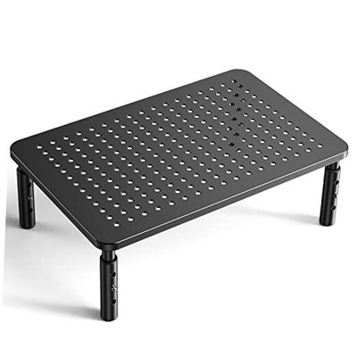  Monitor Stand, Monitor Riser 3 Height Adjustable, Laptop Stand Desk With 