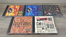 Guns N' Roses: Lot of 5 CD's Original GEFFEN-Illusion, Appetite, Lies, Spaghetti