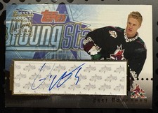 2003 Bowman Autograph Issue Young Stars YSA-OV Ossi Vaananen RC Auto /50 Coyotes