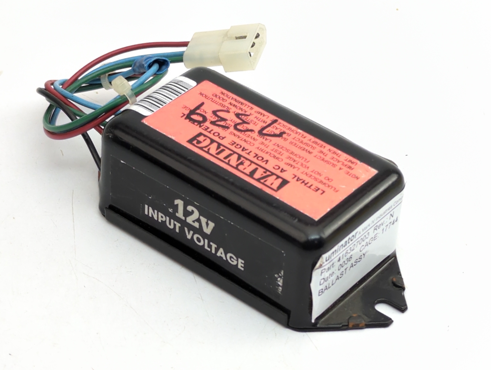 Luminator 500609-003 81021175 Fluorescent Lamp 12V DC Ballast-image