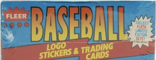 1990 Fleer Baseball Wax Box - 36 Factory Sealed Packs - Picture 2 of 3