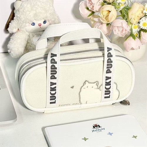 Multilayer Pen Bag Handheld Pencil Box New Pencil Case Student Gift