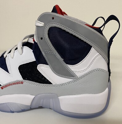 Nike Jordan Jumpman Two Trey Olympic Mens Sz 11 White Midnight