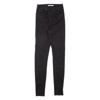 LEVI'S Mile High Womens Jeans Black Slim Skinny W25 L32