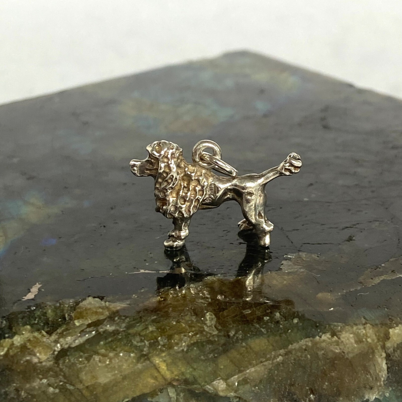 Solid Sterling Silver 925 3 Dimensional Poodle Do… - image 12