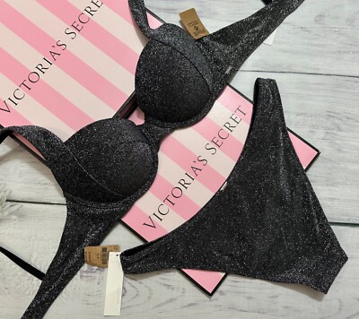 ☆Victoria's Secret☆ PINK Scalloped ブラック ビキニ ボトム s-l400.jpg