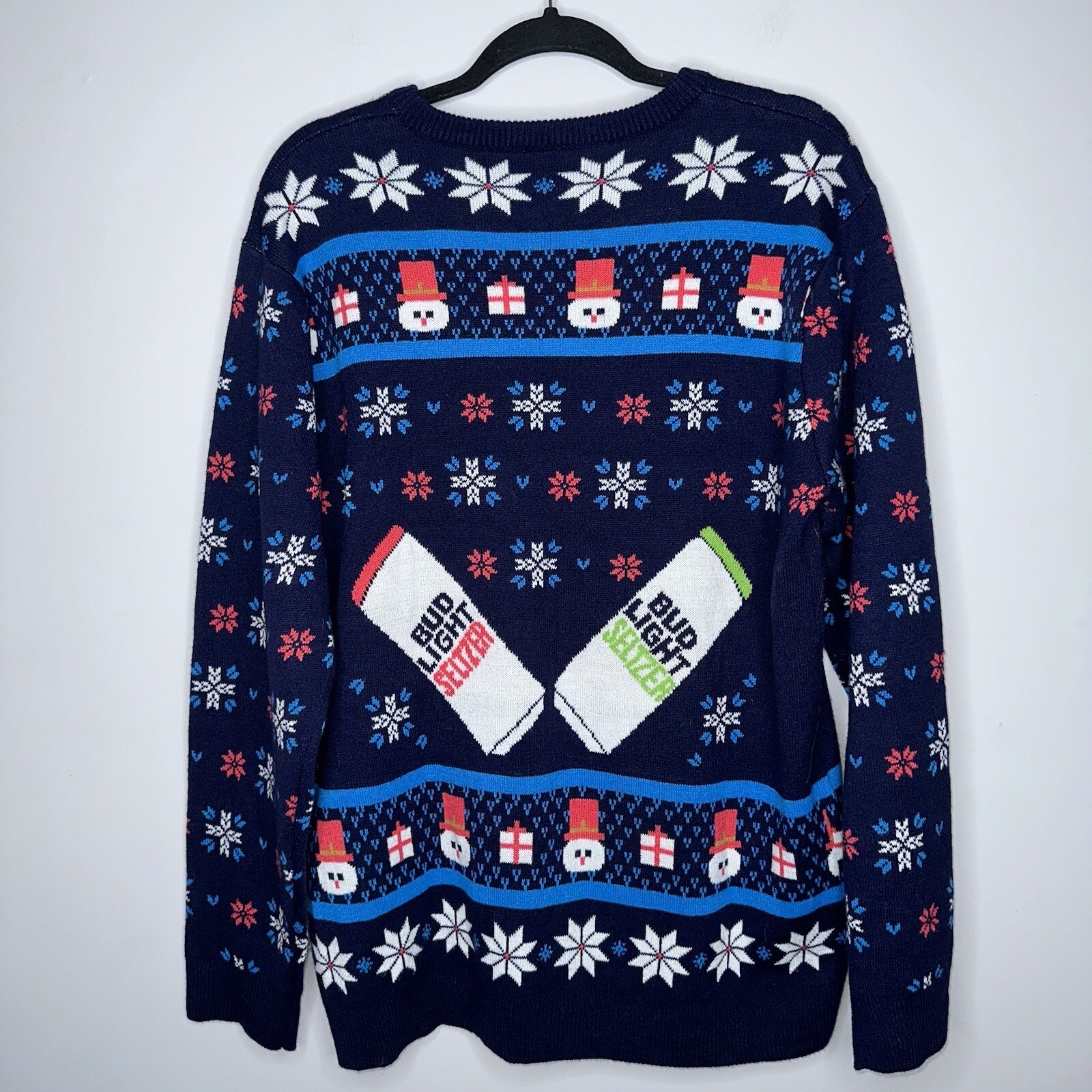Bud Light Seltzer Season Ugly Holiday Christmas Sweat… Gem