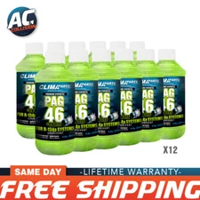 Premium Synthetic A/C Refrigerant Oil PAG46-8UV Vis 8oz. R134a, Pack of 12