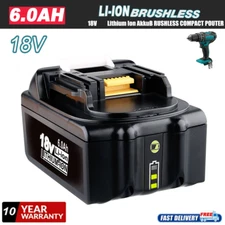 For Makita 18 Volt LXT 8.0Ah Li-Ion Battery Pack BL1860B BL1860 Lithium-Ion LED