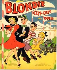 VINTGE 1947 BLONDIE PAPER DOLLS ~PRETTY LASER REPRODUCTION~Orig. SIZE UNCUT