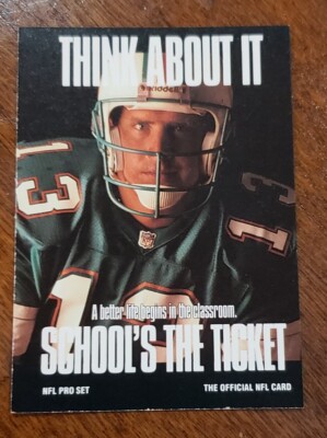 ダン・マリーノ マイアミ・ドルフィンズ カード 1991 Pro Set #726 Dan Marino Miami Dolphins Football Card | eBay