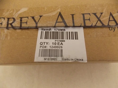 Jeffrey Alexander 178MB Key West 5 1/16" Centers Pull , Matte Black (Box of 10) - Picture 3 of 3