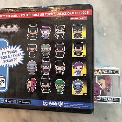 Funko Bitty POP! Batman 85th - Freeze, 4-Pack and A Surprise Mystery Mini Figure - 0.9 Inch (2.2 Cm) - DC Comics Collectable - Stackable Display Shelf Included - Gift Idea Funko Bitty POP! Batman 85th - Freeze, 4-Pack and A Surprise Mystery Mini Figure - 0.9 Inch (2.2 Cm) - DC Comics Collectable - Stackable Display Shelf Included - Gift Idea