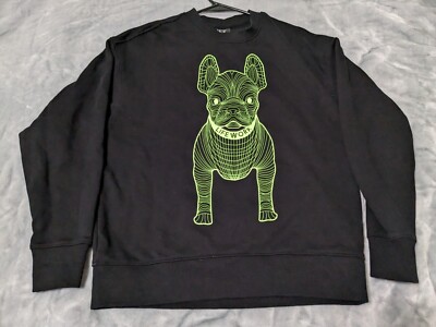 [CODEGRAPHY]★25SS★韓国人気★DOG IS LOVE Sweatshirt Lifework Sweatshirt Dog Design Crew Neck Women XS Korea