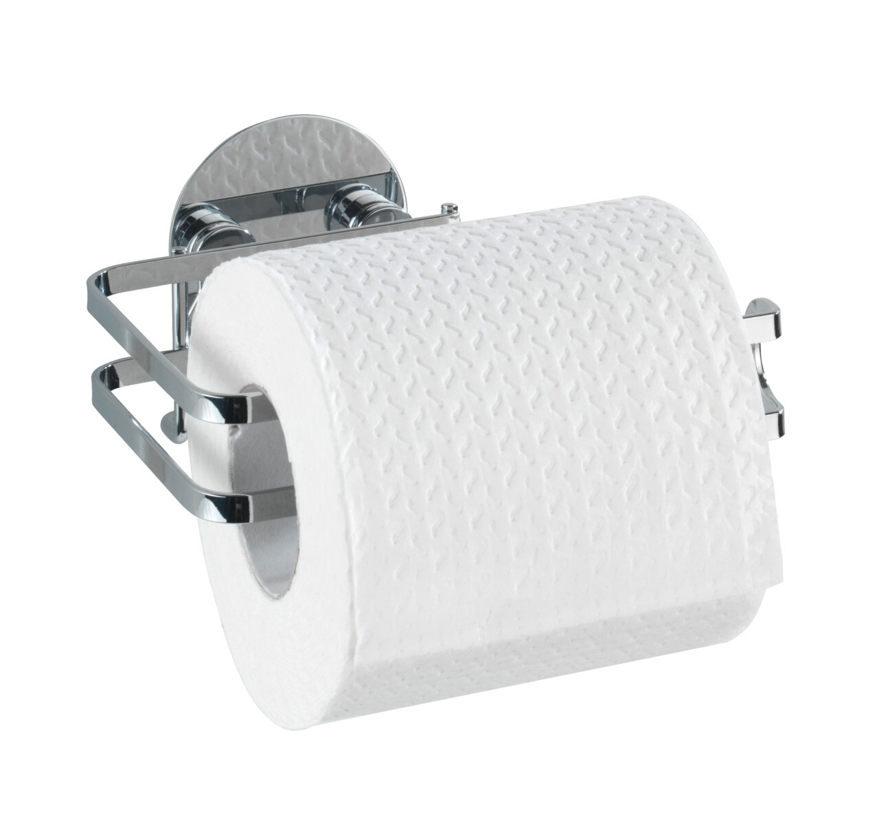 WENKO Turbo-loc Edelstahl Toilettenpapierhalter Turbolocstange 