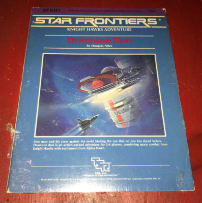 STAR FRONTIERS NIGHT HAWK ADVENTURE DRAMUNE RUN SFKH1 RPG 7805 TSR NEW