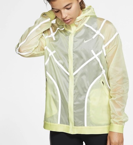 XS Extra Small 0 2 4 Reflective Lightweight City Ready Running Nike Jacket Yoga - Picture 2 of 12