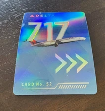 2022 Delta Air Lines Boeing 717 Aircraft Pilot Trading Card #52