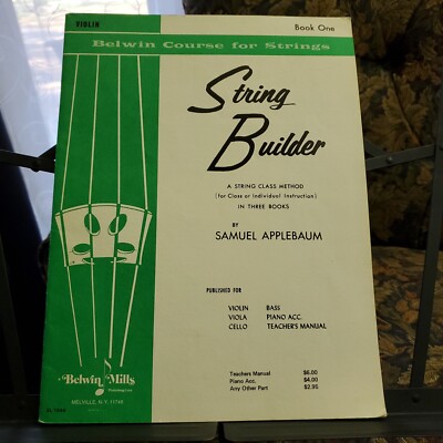 String Builder - A String Class Method Book 1 By Samuel Applebaum