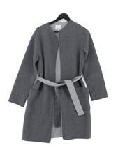 Great Plains Women's Coat S Grey Wool With Other Overcoat