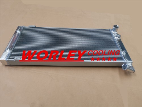 Aluminum Radiator + 2 Fans for Volkswagen VW Golf 2 & Corrado VR6 Turbo Manual - Zdjęcie 9 z 12