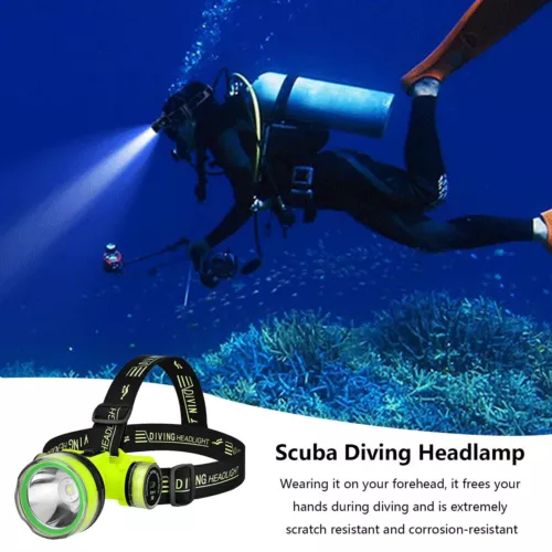 Faro de buceo LED subacuático lámpara de cabeza de buceo súper brillante - Imagen 8 de 8