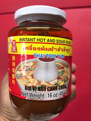 TOM YUM PASTE  BEST SELLER (3 Jar of 16 Oz)