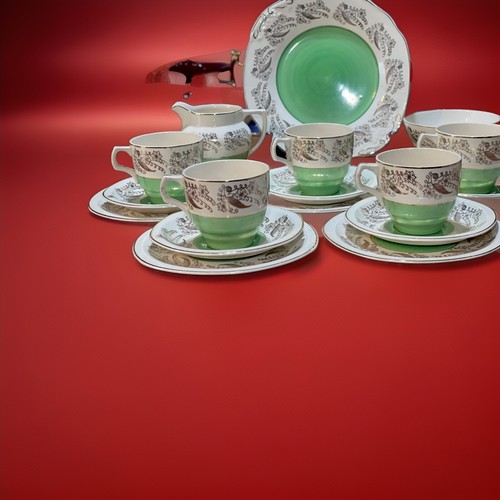 royal tudor ware antique tea set - Picture 4 of 15