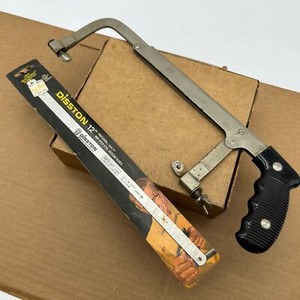 Antique Vintage Hand Hacksaw SAW Great Neck No.100 Made USA W New Disston Blade