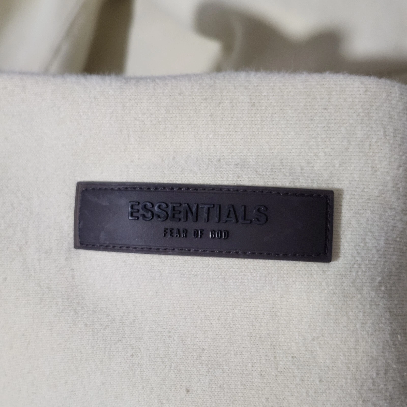 Felpa con cappuccio Essentials Fear Of God pullover spesso pesante tono giallo hype large