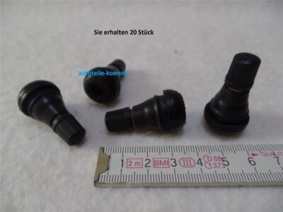 20x Ventil Snap-In TR412 Länge 33mm 11,3mm OEM Premium Alligator V2.03.6