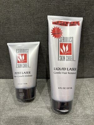 NEW Serious Skin Care Liquid Laser Hair Growth Inhibitor Post Laser Hair Remover