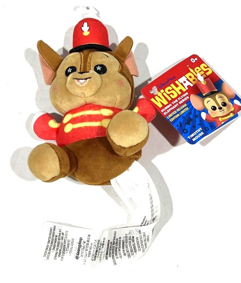 Peluche Wishables Timothy Q Mouse de los Parques Disney Edición Limitada