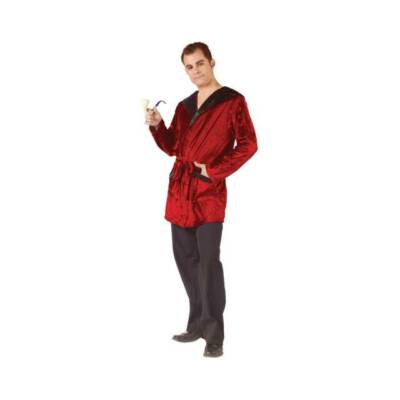 Fun World 1445 Casanova Smoking Jacket Velvet Hefner Robe Halloween Costume