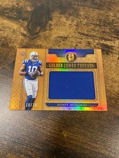 2017 Panini gold standard Donte Moncrief golden jumbo threads /75 #27