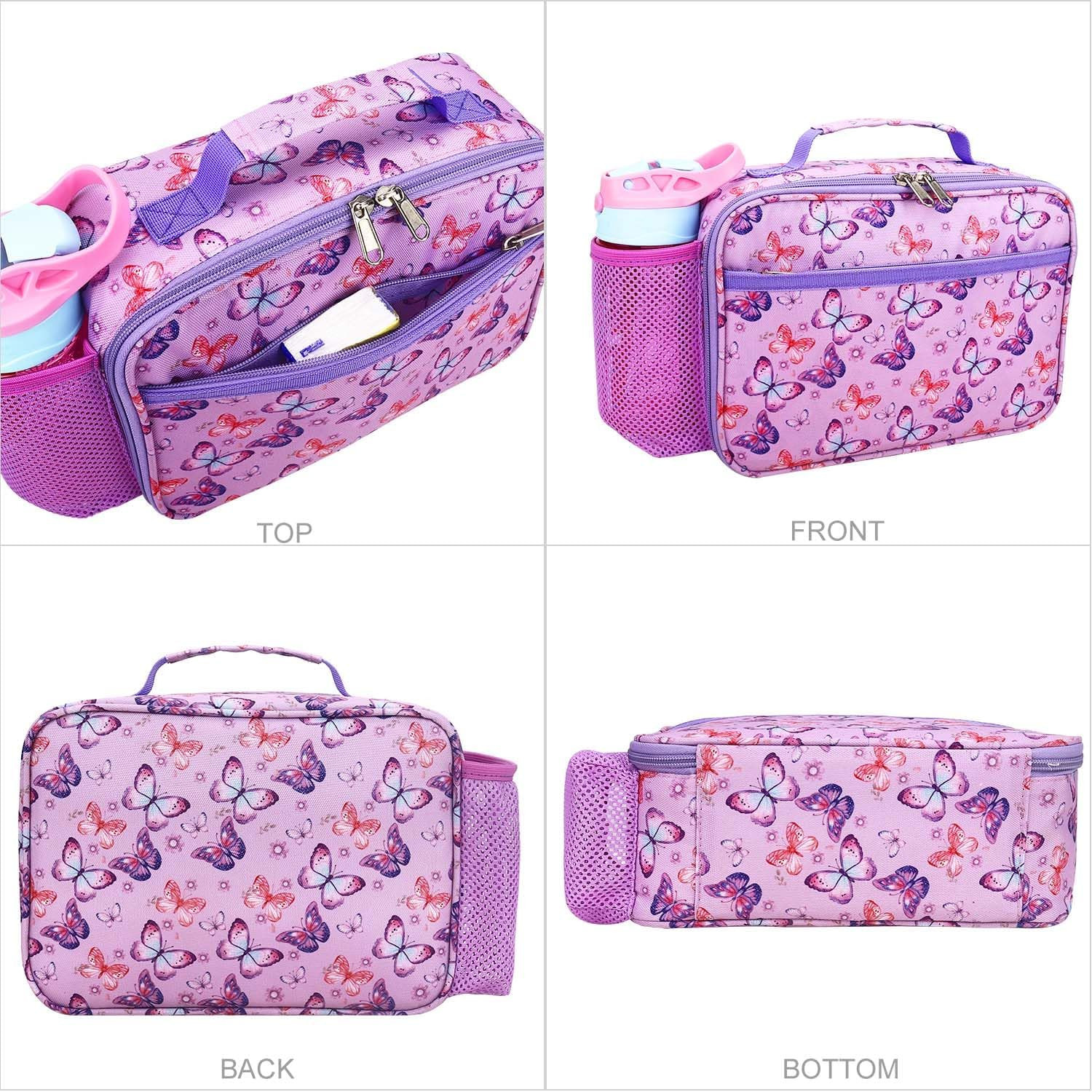 For Boys Girls,washable Lunch Bag And Re...