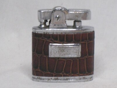 as-is vintage MANOR WINDSOR AUTOMATIC MANORLITE lighter *missing bottom part