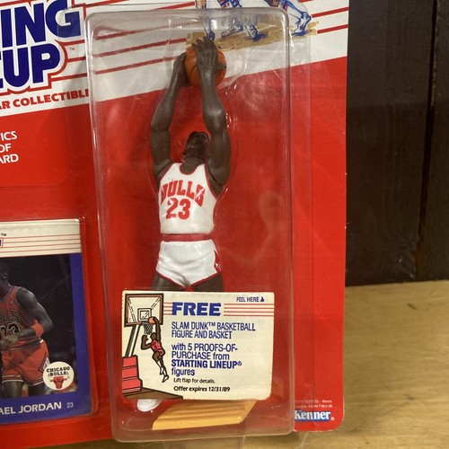 Kenner 1988 alineación inicial del novato Michael Jordan sellado nunca jugado con - Imagen 3 de 8