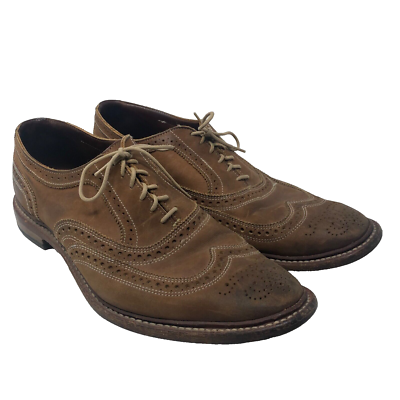 Allen Edmonds Neumok Wingtip Oxford Dress Shoe Walnut Brown  display picture 2
