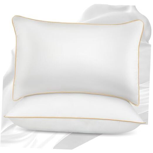 Bed Pillows Queen Size Set of 2 - Down Alternative Bedding Queen (Pack of 2)