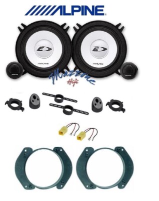 ALPINE SXE-1350S KIT 4 SPEAKERS PEUGEOT 306 SW SPEAKERS SUPP POST AND CON CAR 